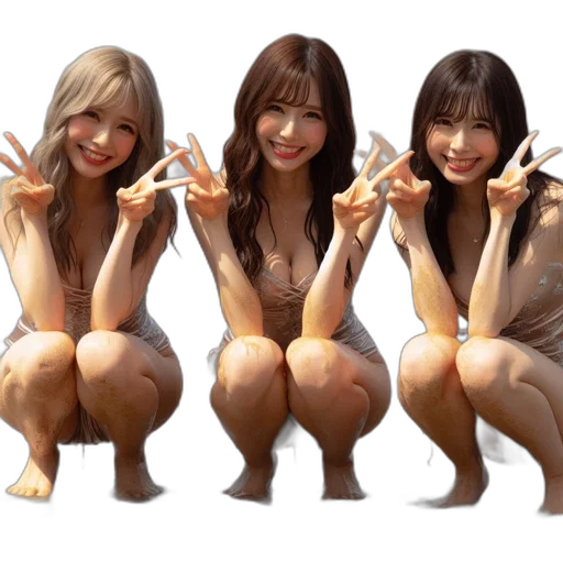 photorealistic, 3d render, concept art, anime transparent PNG cut-out