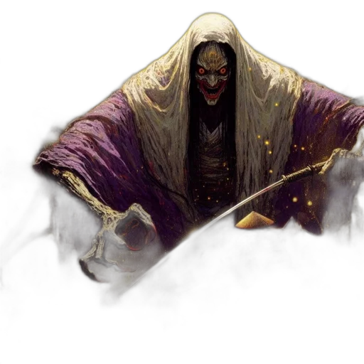 mask, staff, creature, face transparent PNG cut-out