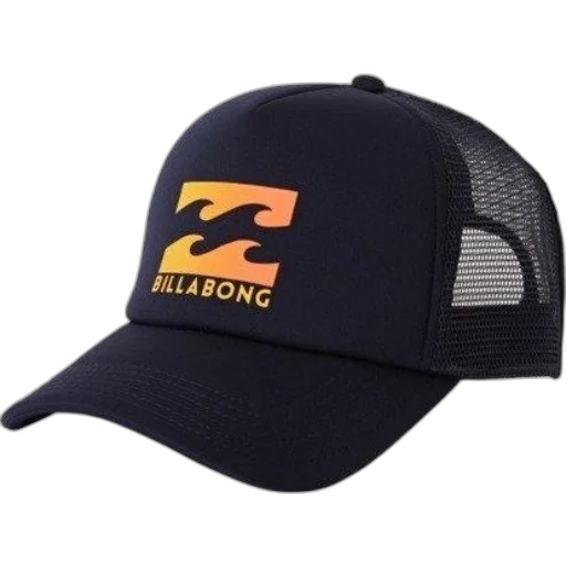 hat, navy, blue, billabong transparent PNG cut-out