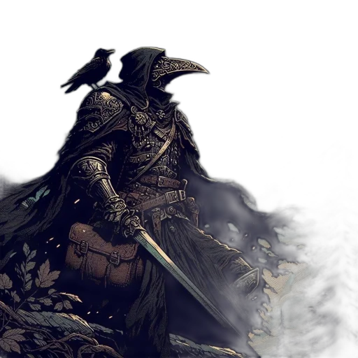 sword, dragon, staff, weapon transparent PNG cut-out