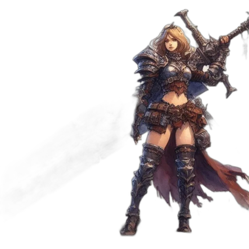 sword, weapon, staff, fantasy art transparent PNG cut-out