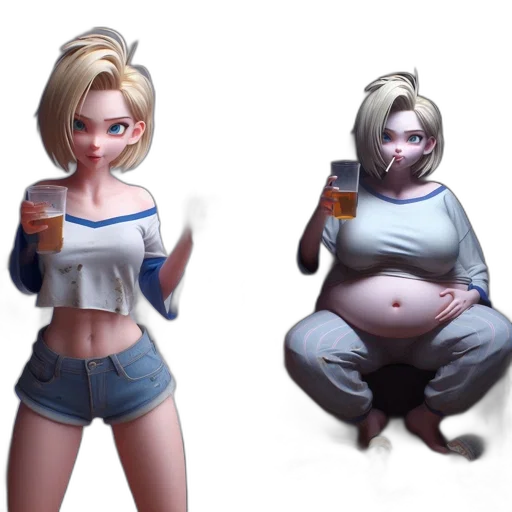 concept art, 3d render, fantasy art, pixel art transparent PNG cut-out