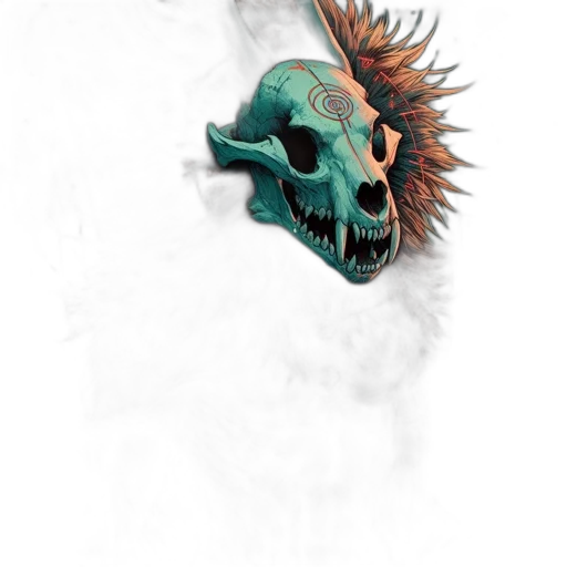 dragon, mask, creature, animal transparent PNG cut-out