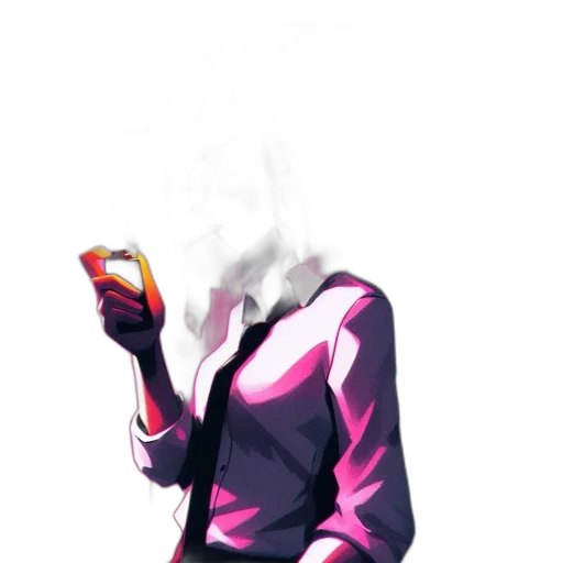 jacket, mask, staff, face transparent PNG cut-out