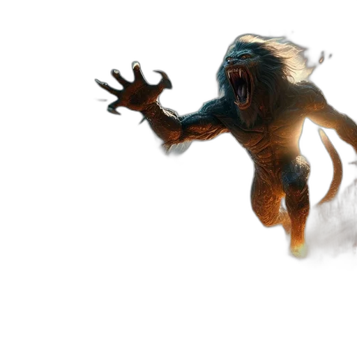 creature, dragon, animal, concept art transparent PNG cut-out