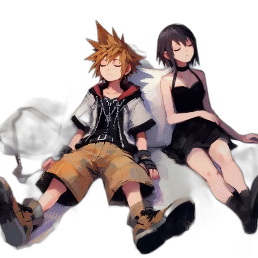 pixel art, concept art, watercolor, 3d render transparent PNG cut-out