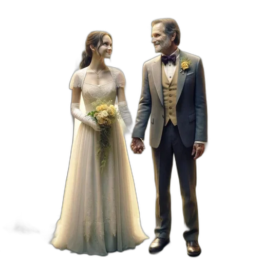 dress, mask, 3d render, concept art transparent PNG cut-out