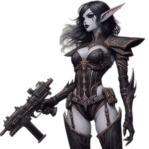 weapon, concept art, fantasy art, comic book art transparent PNG cut-out