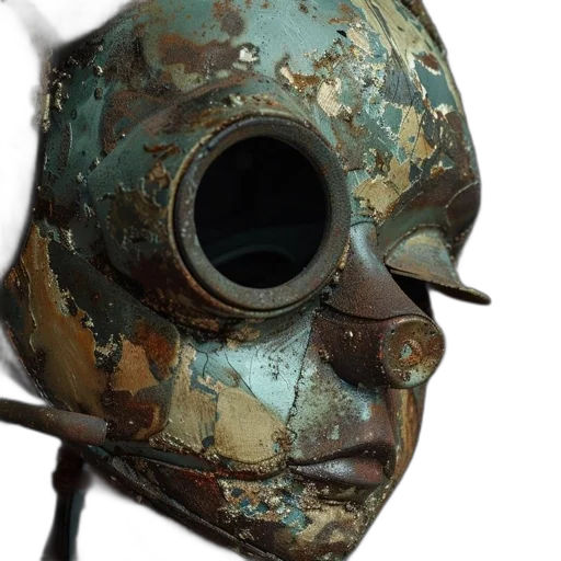 mask, face, robot, staff transparent PNG cut-out