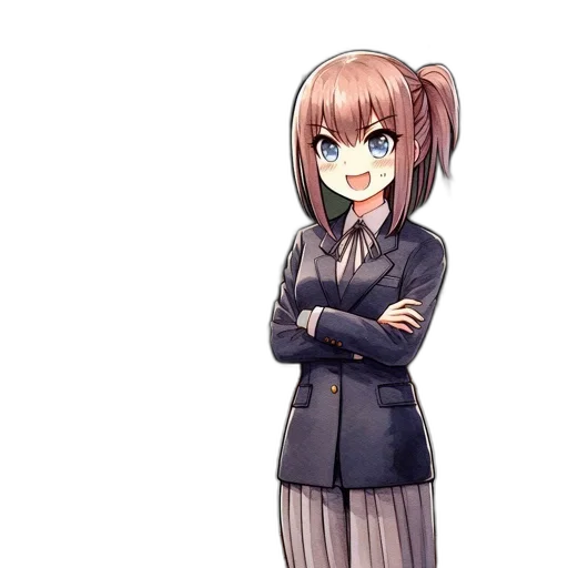 staff, jacket, face, weapon transparent PNG cut-out