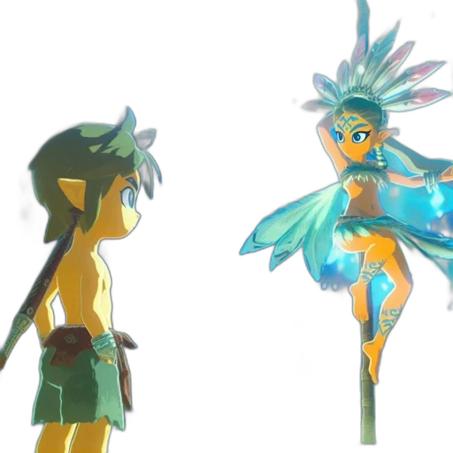 concept art, 3d render, fantasy art, anime transparent PNG cut-out