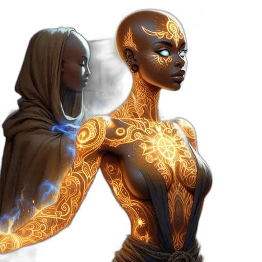 concept art, fantasy art, comic book art, 3d render transparent PNG cut-out