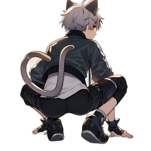 jacket, animal, staff, creature transparent PNG cut-out
