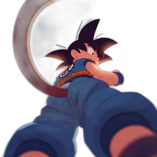 creature, staff, hair, weapon transparent PNG cut-out