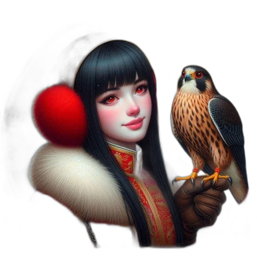 fantasy art, photorealistic, oil painting, concept art transparent PNG cut-out