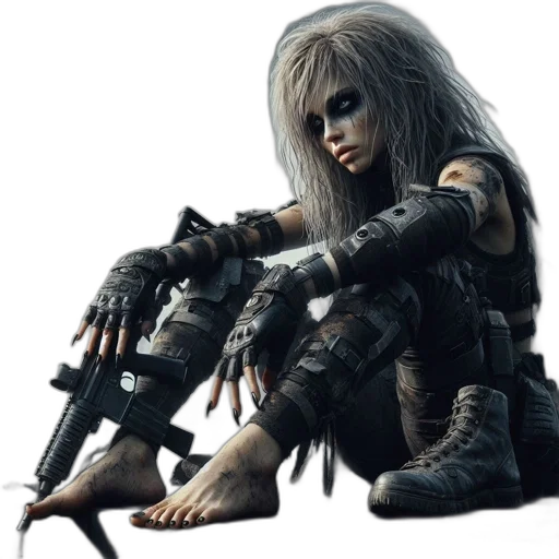 weapon, concept art, fantasy art, cyberpunk transparent PNG cut-out
