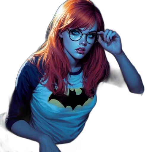face, comic book art, concept art, cartoon transparent PNG cut-out