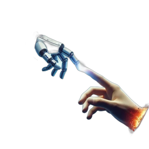 robot, weapon, sword, staff transparent PNG cut-out