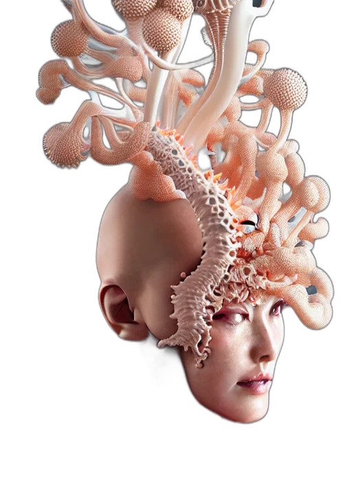 crown, hat, hair, creature transparent PNG cut-out