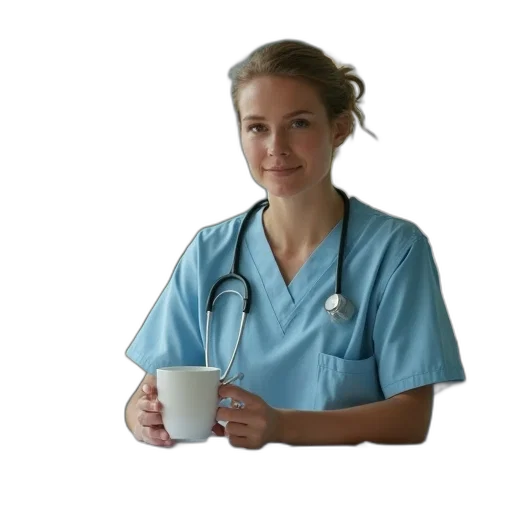 staff, face, nurse, hospice transparent PNG cut-out