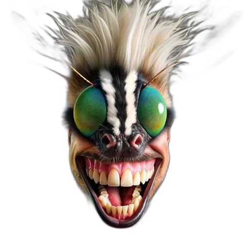 mask, creature, face, animal transparent PNG cut-out