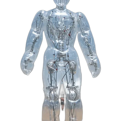 robot, jewelry, 3d render, concept art transparent PNG cut-out