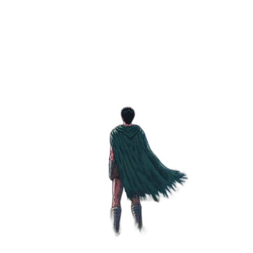 dress, jacket, umbrella, creature transparent PNG cut-out