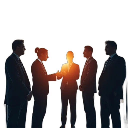 staff, word, communication, four transparent PNG cut-out