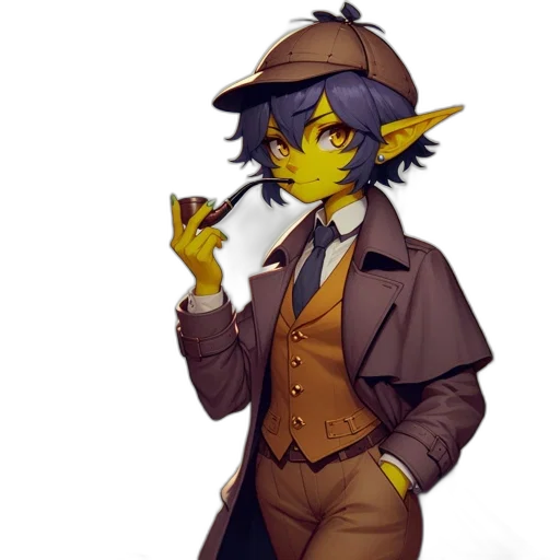 staff, hat, mask, fantasy art transparent PNG cut-out