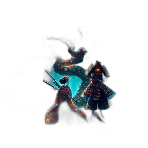 robot, mask, weapon, staff transparent PNG cut-out