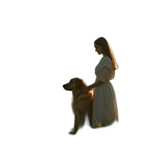 staff, dress, animal, creature transparent PNG cut-out