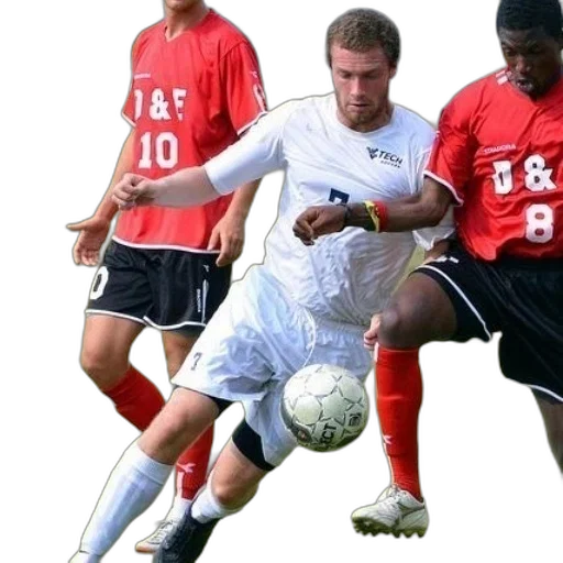 soccer, player, white, kicks transparent PNG cut-out