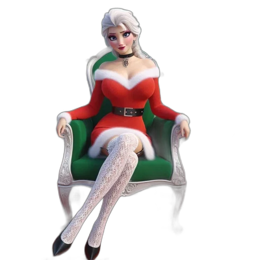 dress, furniture, 3d render, concept art transparent PNG cut-out