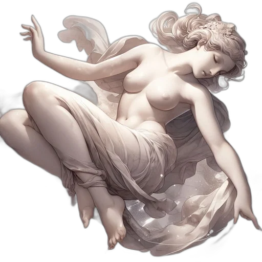 dress, creature, concept art, fantasy art transparent PNG cut-out