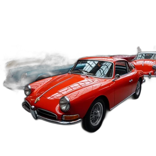 car, photorealistic, concept art, 3d render transparent PNG cut-out