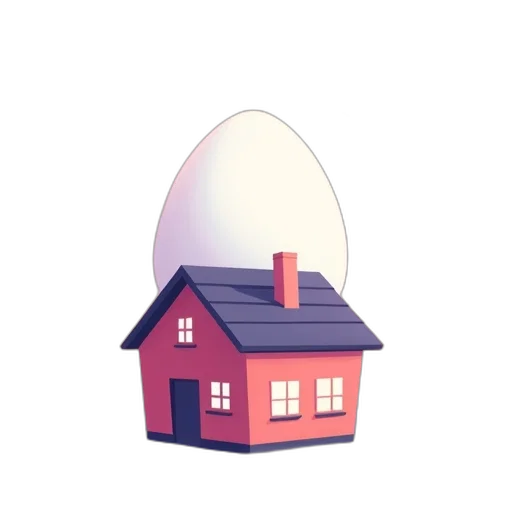 hat, building, 3d render, concept art transparent PNG cut-out