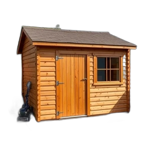 building, furniture, 3d render, wooden transparent PNG cut-out