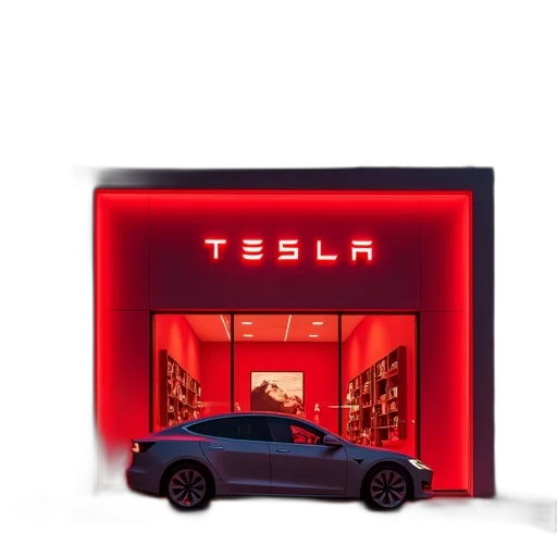 car, robot, building, 3d render transparent PNG cut-out