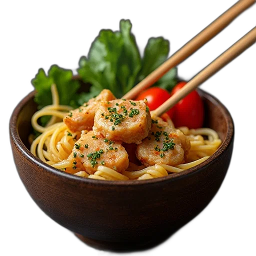 food, photorealistic, 3d render, some transparent PNG cut-out