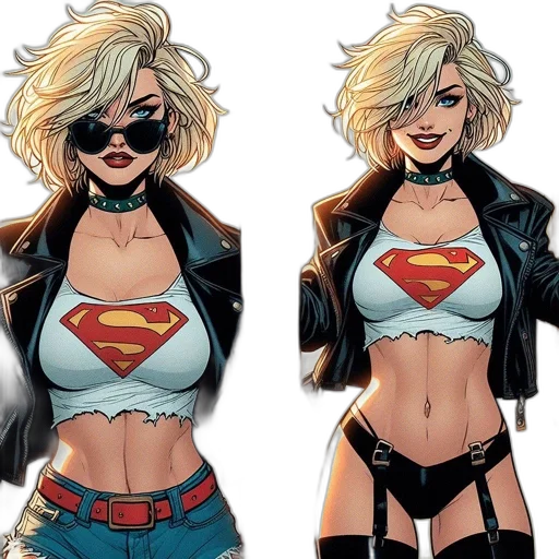 comic book art, concept art, cartoon, individual transparent PNG cut-out