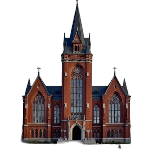 building, 3d render, concept art, photorealistic transparent PNG cut-out