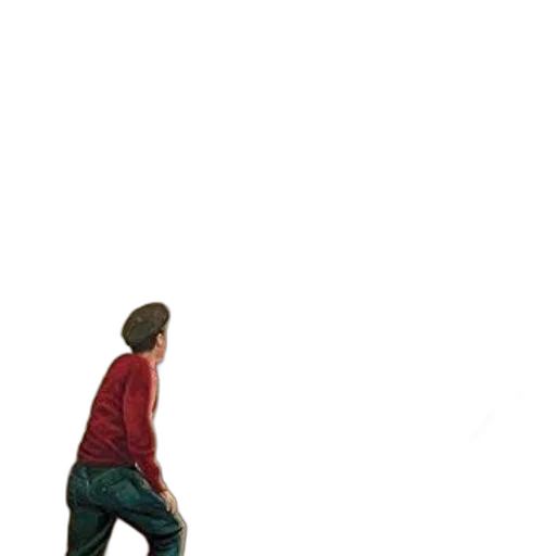 jacket, robot, staff, shoes transparent PNG cut-out