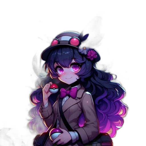 staff, hat, jacket, weapon transparent PNG cut-out