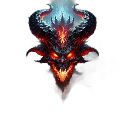 dragon, mask, face, creature transparent PNG cut-out