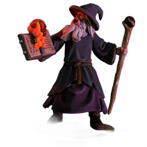 staff, concept art, 3d render, fantasy art transparent PNG cut-out