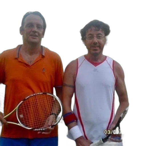 two, men, pose, picture transparent PNG cut-out