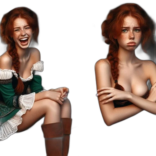 dress, photorealistic, concept art, fantasy art transparent PNG cut-out