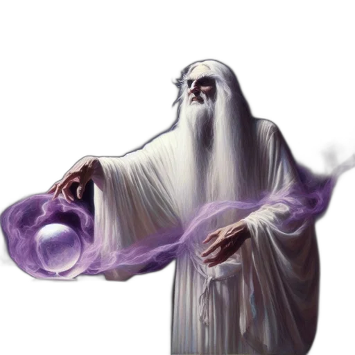staff, creature, sword, hair transparent PNG cut-out