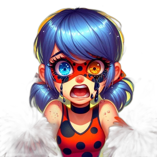 face, mask, anime, pixel art transparent PNG cut-out