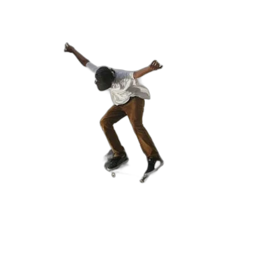 staff, shoes, 3d render, skateboarder transparent PNG cut-out
